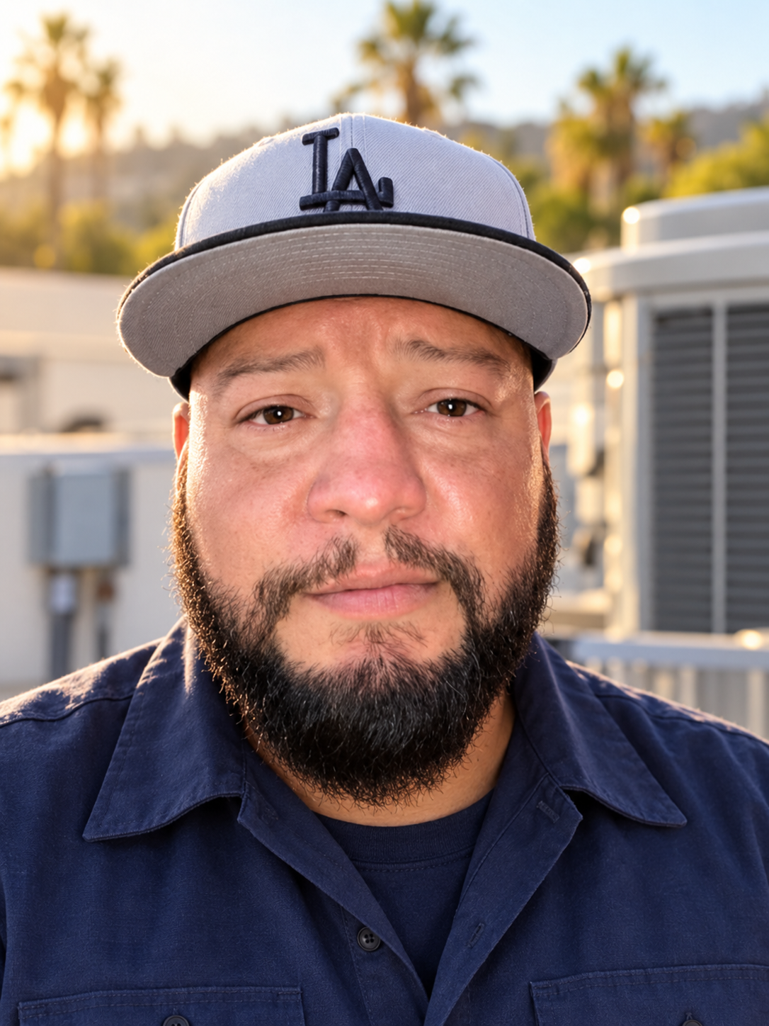 Portrait of Alejandro Montoya, owner and operator of Zia Degrees